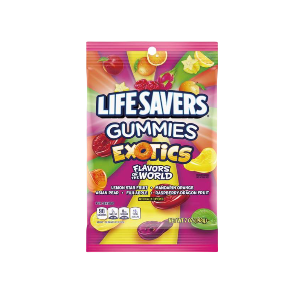 Life Savers Gummies Exotics Fizz And Sweets 