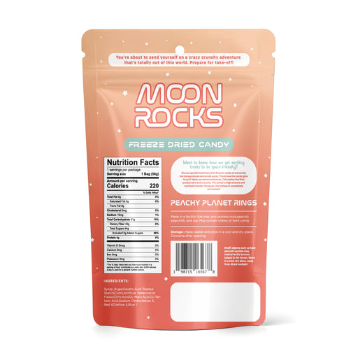 Moon Rocks Freeze Dried Candy - Peachy Planet Rings