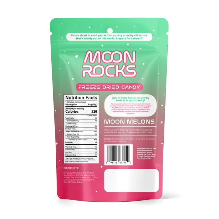 Moon Rocks Freeze Dried Candy - Moon Melons