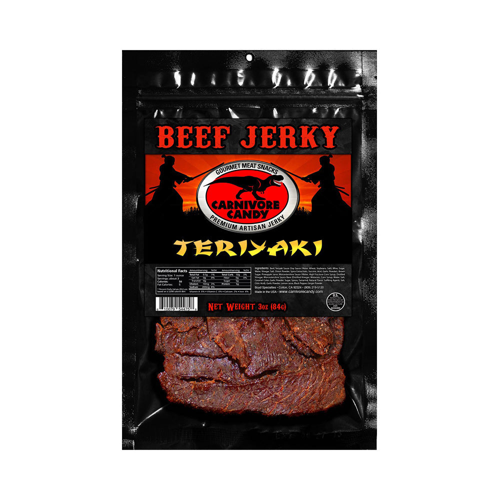 Carnivore Candy Teriyaki Beef Jerky